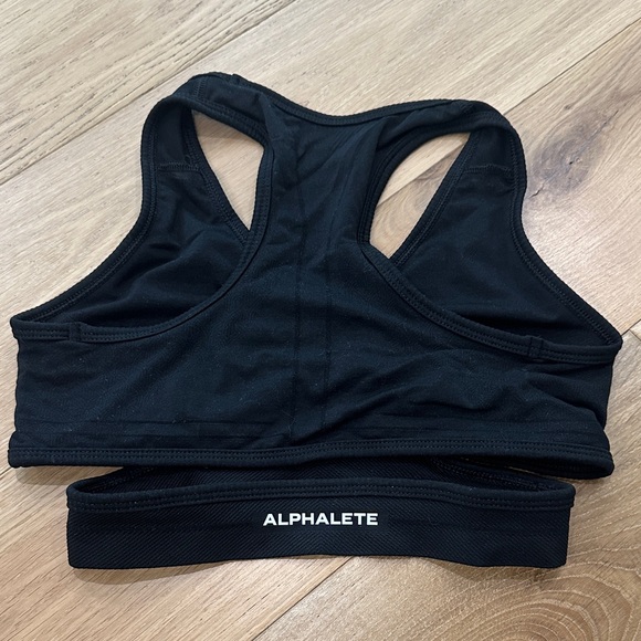Alphalete Black Sports Bra - Picture 2 of 3